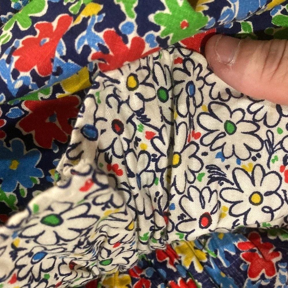 Victor Costa Multicolor Floral Maxi Dress - Medium- Vintage 70s Luxury Brand